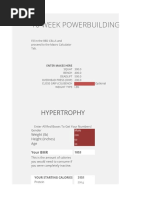 16 Week Powerbuilding