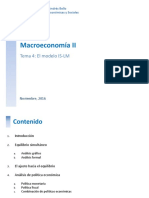 Macroeconomía II - Tema 4