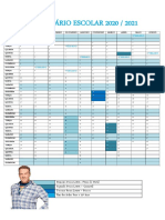 Calendário Escolar Thundermans