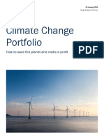 Climate Change Portfolio: How To Save The Planet and Make A Profit