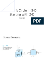 Mohr's Circle in 3-D Starting With 2-D