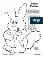 Bunny Pattern: © Teacher's Friend, A Scholastic Company TF0400 April Idea Book