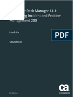 CA Service Desk Manager 14.1: Configuring Incident and Problem Management 200