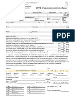 COVID Vaccine Form