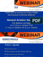 General Aviation Security: Thank You For Joining The Embry-Riddle Aeronautical University Webinar!