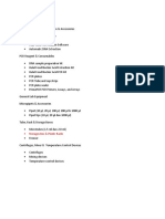 Real-Time PCR Product Checklist