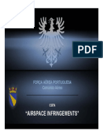 "Airspace Infringements": Força Aérea Portuguesa Comando Aéreo