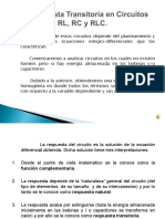 4.1 Respuesta Transitoria en Circuitos RL, RC y RLC