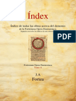 A Index, Índices de Las Obras