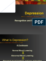 Depression: Recognition and Management