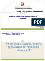 Curso Evaluacion y Formulacion PIP Saneamiento