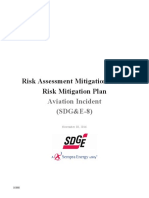 Risk Assessment Mitigation Phase Risk Mitigation Plan: Aviation Incident (SDG&E-8)