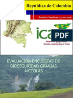 Evaluación Encuestas de Bioseguridad Granjas Avicolas