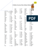 Persamaan dan perbedaan kata dalam bahasa Jawa