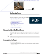 Configuring Telnet: Information About The Telnet Server