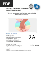 UNIDAD 2 - El Cuerpo Humano y Su Significación en La Fecundidad & Sexualidad y Cosmovisión