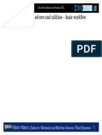 Applications: Solvers and Utilities - Basic Workflow: Håkan Nilsson 1