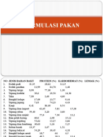 Formulasi Pakan