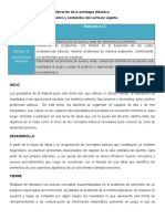 Narración de la estrategia didáctica y enunciado  guía