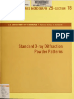 Standard X-Ray Diffraction Powder Patterns (NBS)