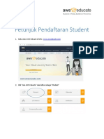 Petunjuk Pendaftaran Student: 1. Buka Situs AWS Educate Di URL