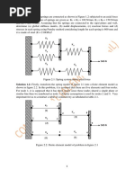 Example 1.2: Several Springs Are Connected As Shown in Figure 1.2 Subjected To An Axial Force