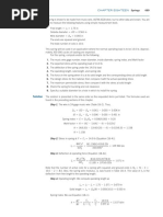 Example Problem 18-1: Springs