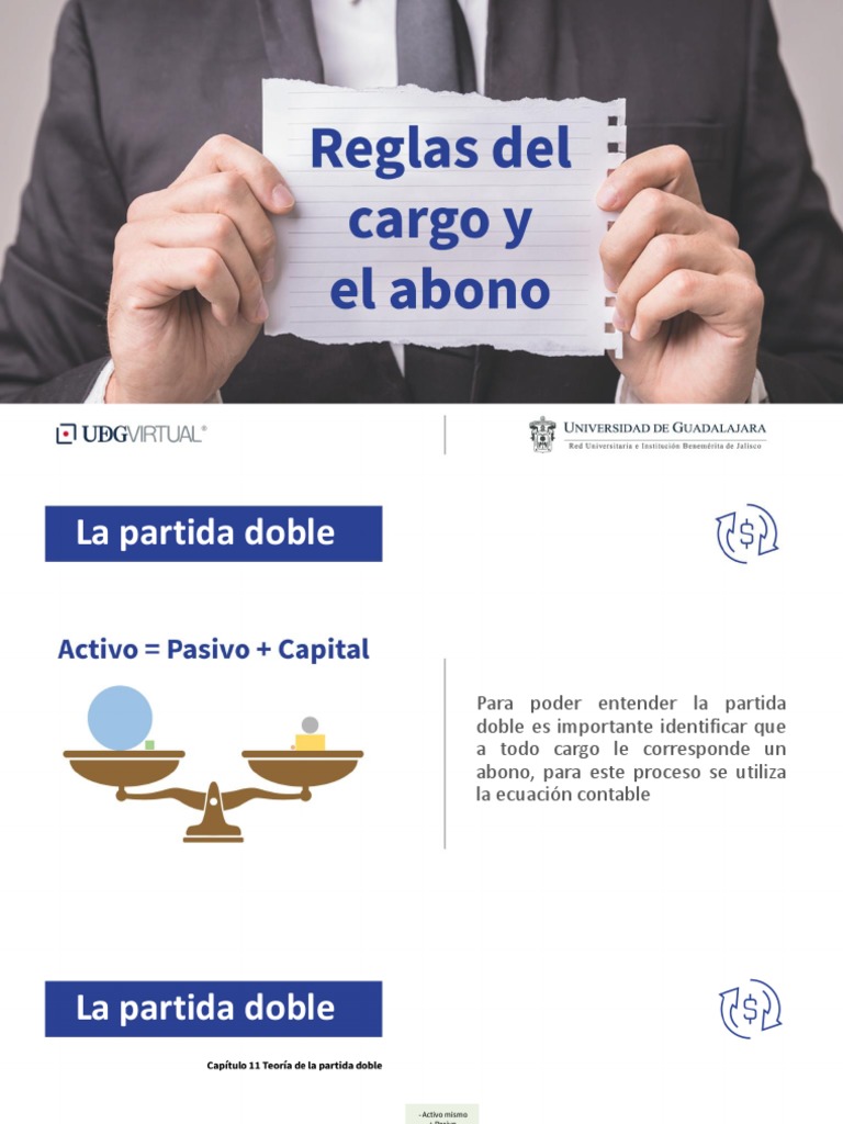 Reglas Del Cargo y El Abono PDF Contabilidad Negocios económicos