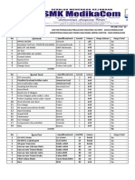 List Alat & Part Tefa