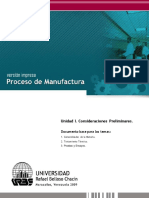 Proceso de Manufactura