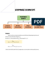 Rangkuman Transformasi Geometri