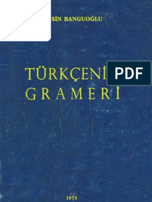 tahsin banguoglu turkcenin grameri pdf
