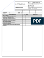 Form pemeriksaan APD untuk keselamatan kerja