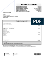 Tagihan/Invoice: Billing Statement