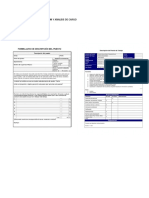 Formatos de Descripcion y Analisis de Cargo