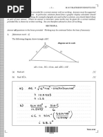 IB Trigonometry 1 Questions SL Answers