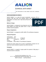 Technical Data Sheet: White Masterbatch Pe0257-1