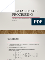 Digital Image Processing: University of Engineering & Technology, Mardan
