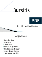 Bursitis: DR Va Ishali Jagta P
