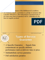 Service Guarantee and New Service Devt