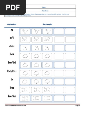 Practice Baybayin Pdf