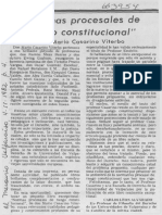 Reseña Normas Procesales de Rango Constitucional. Casarino - Leónida