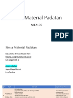 Kimia Material Padatan - Lecture 2