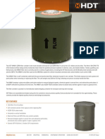 100 CFM (170 M /H) CBRN Filter Canister: Key Features