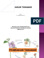 Pembiakan Tanaman: Program Studi Agroekoteknologi Fakultas Pertanian Universitas Udayana Pebruari 2017