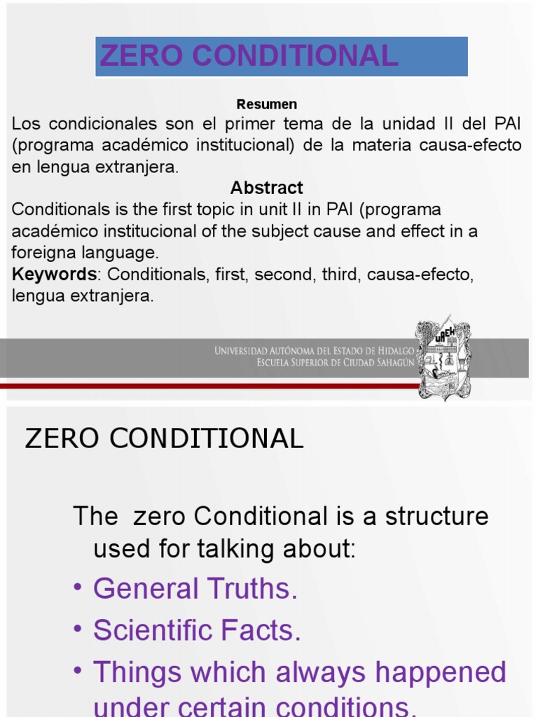 Zero Conditional | PDF