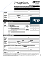 Sample - Principal Contractor Form 1995 CPCCBC5005A