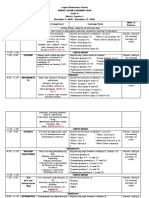 Weekly Plan Week 6