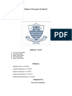 Textile Industry Financial Analysis Report (321 Project)