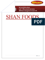 Shan Foods Document Analyzes Pakistani Spice Industry